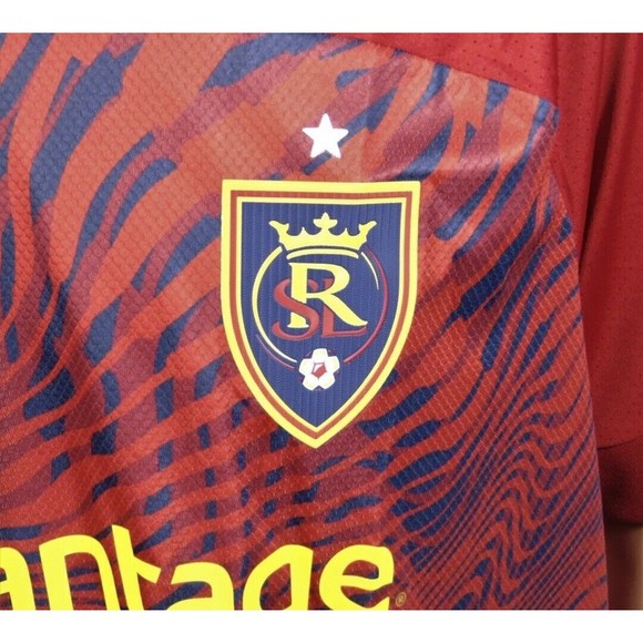 Men's Adidas Authentic Real Salt Lake 20/21 Home Authentic Jersey EH6191 Size XL - Picture 4 of 9